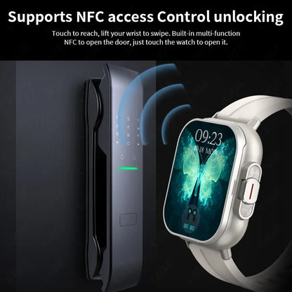 New Smart Watch Men 2 in 1 Earbuds Heart Rate GPS Track TWS Bluetooth Earphone Monitor Play Music Sport Fitness Smartwatch Women